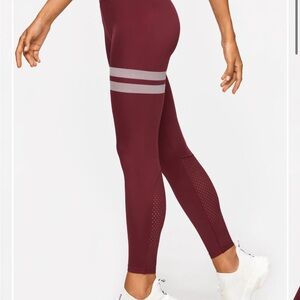 Women's Burgundy Leggings